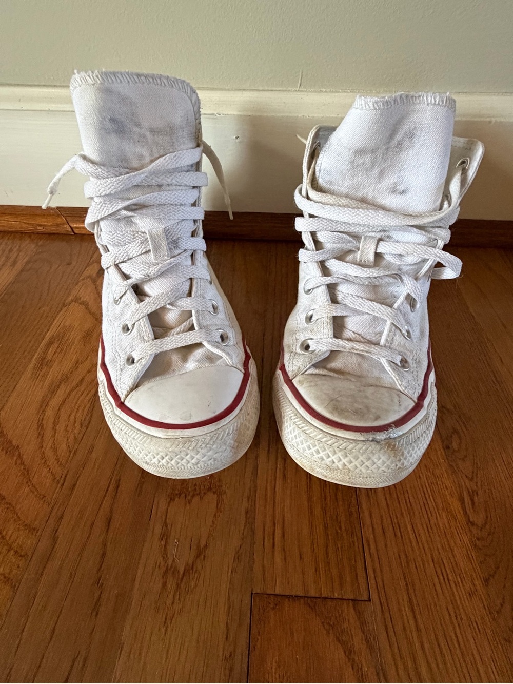 Classic Converse White High-Top Canvas